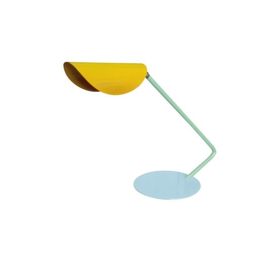 Lampes À Poser Bureau Métal,Jaune ,H35xd22x P 51cm