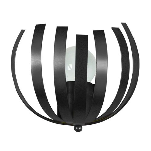 Applique Métal,Noir ,H12xd20xp25cm