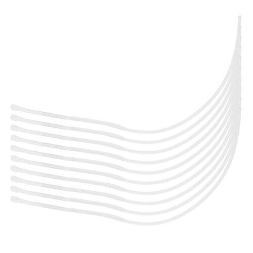 Lot De 20 À 2510 Boucles De Pêche Blanches De 22,7 Kg, Connecteurs Pour Ligne De Pêche À La Mouche, Accessoires