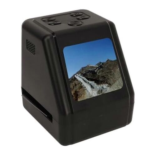Scanner numérique de films et diapositives 2025, convertit les films/diapositives/négatifs 135, 110, 126 kpx et Super 8 mm en photos numériques JPG 12 MP.