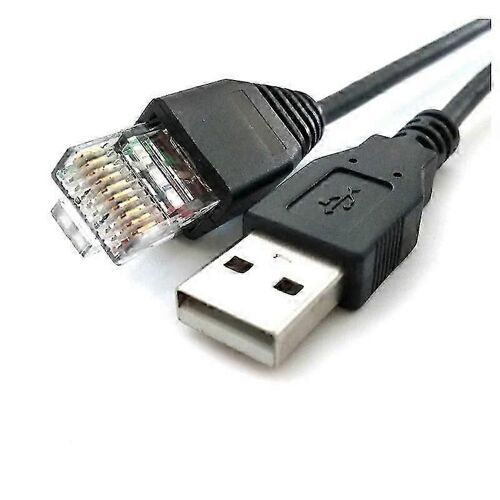 Câble console USB vers RJ50 AP9827 pour onduleurs intelligents APC 940-0127B, 940-127C et 940-0127E avec gaine de protection moulée