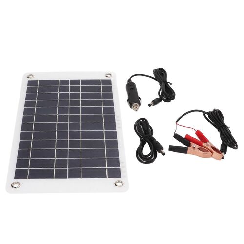 Panneau solaire 2025 12 V 8,5 W en silicium monocristallin semi-flexible avec chargeur de batterie solaire à clip pour l'extérieur