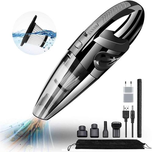 Aspirateur à main sans fil, aspirateur à batterie 6500 Pa, 12 V, 120 W, puissant