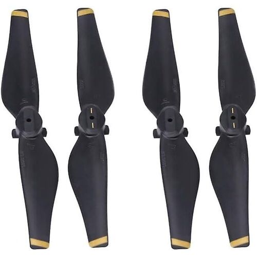 Pales D'hélice À Dégagement Rapide, 2 Paires De Pales D'hélice En Fibre De Carbone Pour Drone Rc (Rayures Dorées)-Yunong