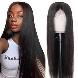 Perruque Lace Front Wig Transparente, Cheveux Humains Ondulés Et Soyeux, 5x5, Pour Femmes Noires, 56 Cm 