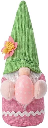 Poupée Elfe Naine En Peluche Sans Visage De Pâques Avec ?Uf, Décoration, Cadeau Pour Chambre À Coucher Ou Bureau
