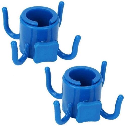 Lot De 2 Crochets De Suspension Pour Parasol De Plage, Fermoir De Camping À 4 Griffes, Crochet De Parapluie En Plastique Réglable