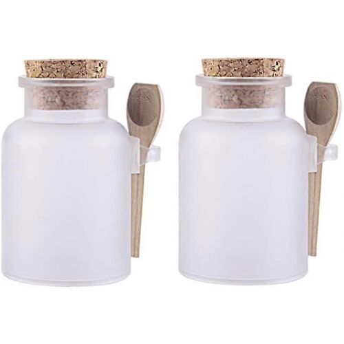Lot De 2025 Pots Ronds En Plastique Mat Pour Sel De Bain, Assaisonnement, Sauce, Récipients De Rangement Pour Cuisine