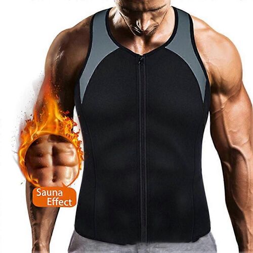 Débardeur De Sudation Pour Homme, Idéal Pour Le Fitness, La Perte De Poids Et L'entraînement À La Taille