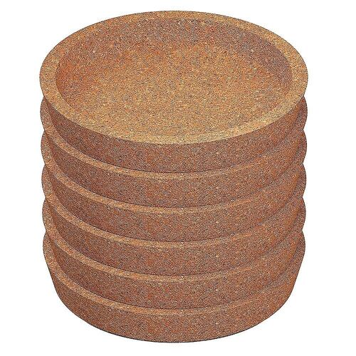 6 Pack De Sous-Verres En Liège De 4 Pouces Pour La Plupart Des Types De Tasses Au Bureau Ou À La Maison