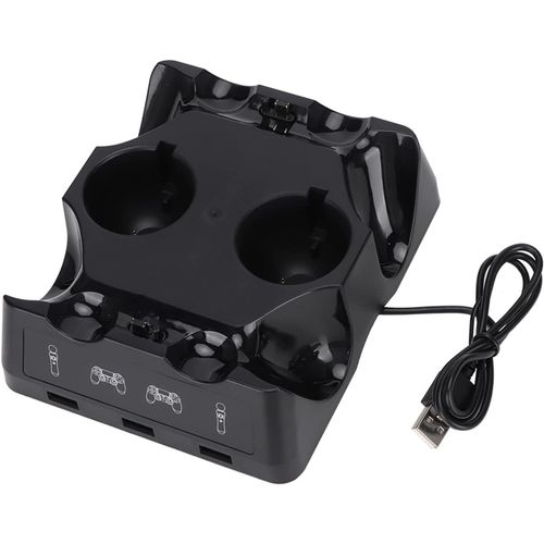 Manette Ps4 Chargeur, Support Manette Ps4, Chargeur Dock Controller Chargeur Chargeur Pour Ps4 Move Pour Ps4/Ps4 Move/Ps4 Vr Controller Four Dock De Charge
