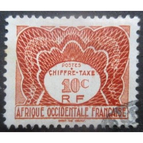 Aof Taxe N°1 Oblitéré