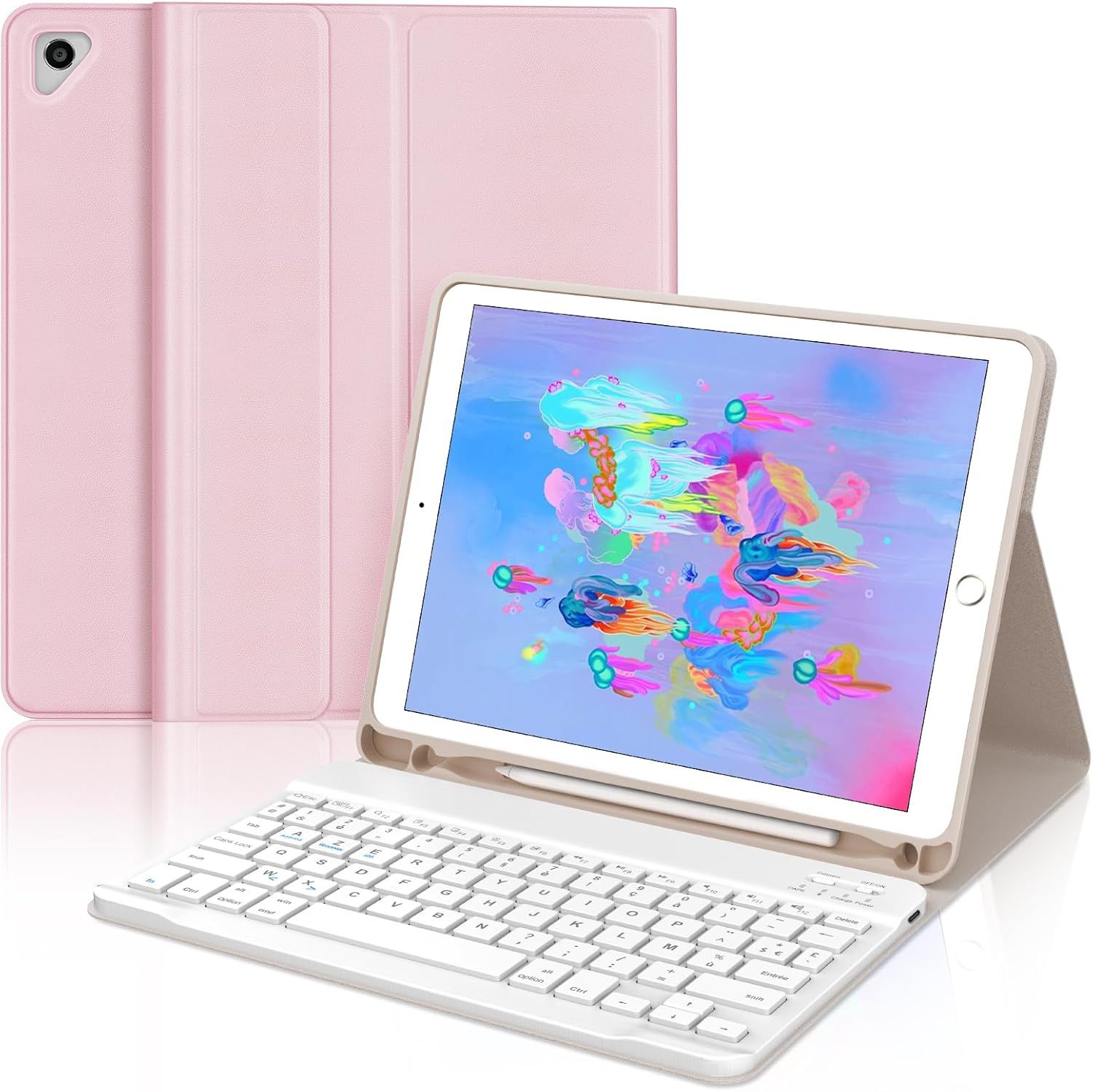 Coque Clavier Pour Ipad 6Eme-5Eme Generation 9.7" - Ipad Air 2-1 2014