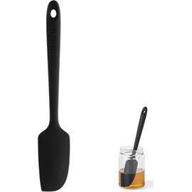 Tianyi-Petite Spatule En Silicone De 22,7 Cm : 315 ¿ Résistante À La Chaleur Antiadhésive Sans Couture Mini Spatule Flexible, Ustensile De Cuisine Pour Cuisiner, Mélange Et Gratter (Noir)