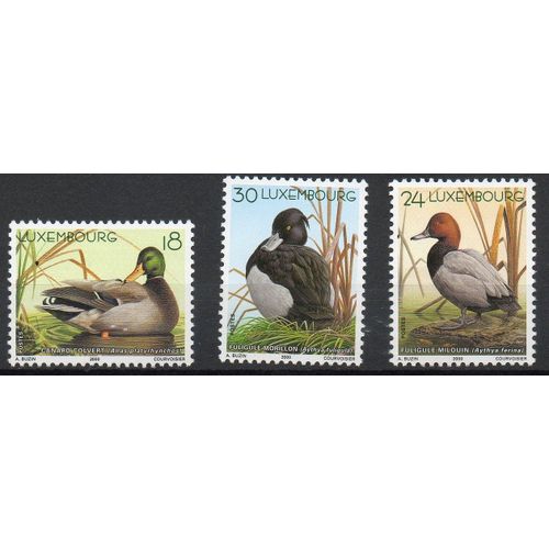 Luxembourg Timbres Animaux : Les Canards 2000