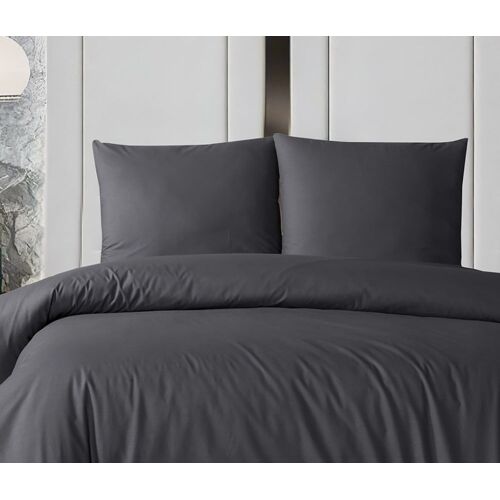 Parure De Lit 1 Personne 140x200 Cm Coton Uni