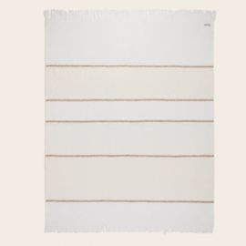 Plaid En Acrylique Blanc 162x210 Cm