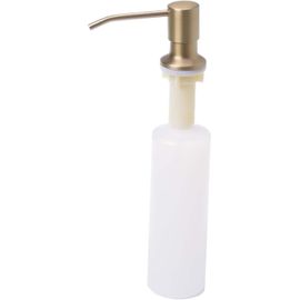 KAL-® Distributeur De Savon Encastrable Pour Lavabo, Distributeur De Savon Liquide Vaisselle (Doré)