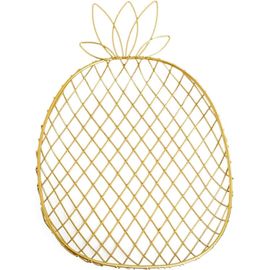 Panier de rangement nordique en fer pour fruits, panier de rangement pour la maison, le salon, le bureau, ananas