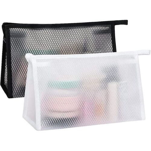 Trousses maquillage grande capacité - Lot 2 imperméables - Voyage cosmétiques transparent