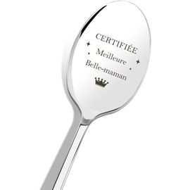Tianyi-Cadeau Belle Mere Noel, Cuillère A Cafe En Acier Inox, Idee Cadeau Belle Mere Original Cadeau Pour Belle-Mere Cadeaux Belle Mere Cadeau Pour Belle-Mère Cadeau Belle-Maman Cadeau Fete Des Meres