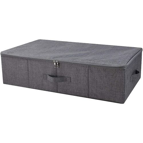 Cheng-Amx Bacs De Rangement Sous Lit Noir/Gris