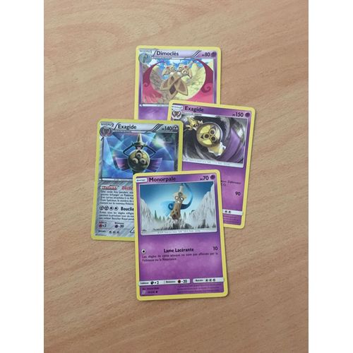 (1535) Dimoclès + 2x Exagide + Monorpale (Pokemon)