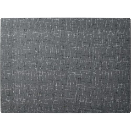 Kalanka-60583 Set De Table En Silicone Lavable, Anti-Taches Et Antidérapant Anthracite 45 X 33 Cm