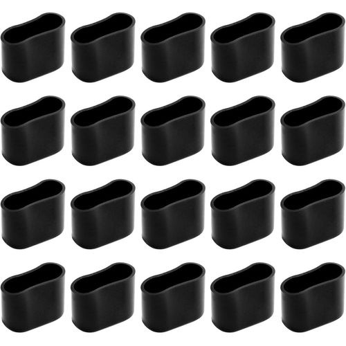 Tianyi-20 Pièce Embouts Pour Pieds De Chaises En Pvc, Protection Pied De Chaise Robuste Pour Chaises De Jardin, Embouts Ovales Pour Pieds Inclinés, Protections De Protection Pied De Chaise Silicone