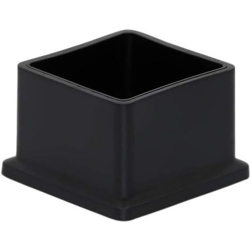 Tianyi-Lot De 4 Embouts Carrés Pour Pieds De Chaise, De Table, De Chaise, De Sol, En Pvc, Non Marquant, 35 X 35 Mm (3,5 X 3,5 Cm), Noir