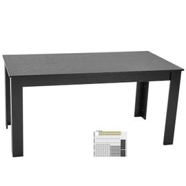 Table À Manger Rectangulaire-Duoku-160 Cm-Grande Table De Salle À Manger En Bois Pour 4 À 6 Personnes-Mobilier Moderne