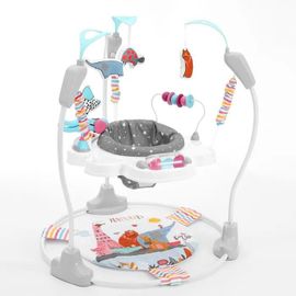 Transat Pour Bébé-Duoku-Un Centre D'activités Pour Bébé Avec Rotation À 360° Et Hauteur Réglable-C'est Un Sauteur De Jeu