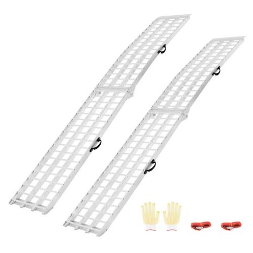 Rampes En Aluminium-Duoku-Capacité De 907 Kg-2 Pièces-Robustes-Rampes Stables Universelles Avec Poignées Pour Vtt, Utv, Motos