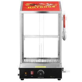 Cuiseur Vapeur pour Hot-dogs-Duoku- 37L-Hot Dog Hut Steamer à 2 Niveaux-Contrôle de la Température de 30¿ à 85¿