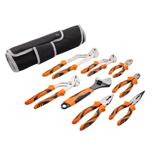 Pince - DUOKU - Ensemble de 8 Pièces - Acier à Haute Teneur en Carbone - 12"/10"/8" - Noir