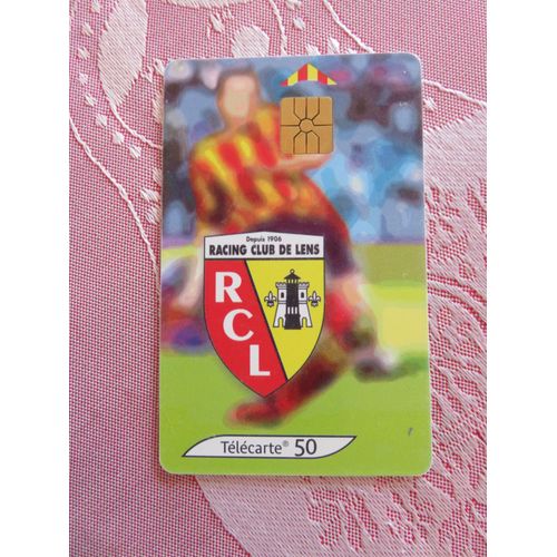 Télécarte 50 Unités "Racing Club De Lens"
