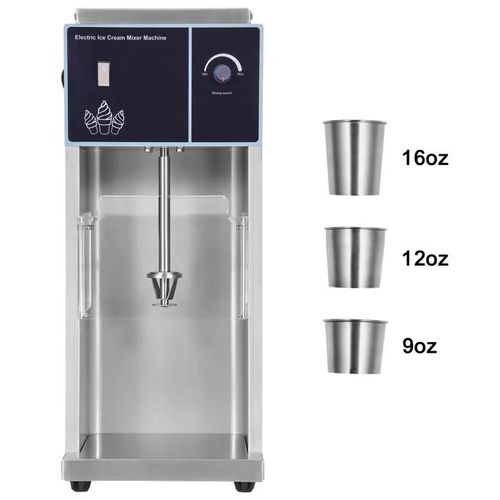 Mélangeur de Crème Glacée-Duoku-400 W-Mélangeur de Sorbetière à Grande Vitesse 4200 tr/min-Contrôle de Vitesse en Continu