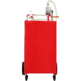 Réservoir De Carburant-Duoku-30 Gallons-Réservoir De Stockage D'essence-Avec 4 Roues Et Pompe Manuelle-Rouge