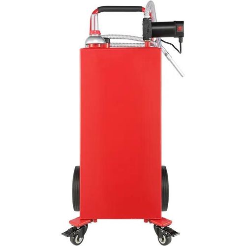Bidon de Carburant-Duoku-30 Gallons-Pompe Électrique de 23,5 L/min-Réservoir de Stockage de Gaz Portable de 180 W avec Roues