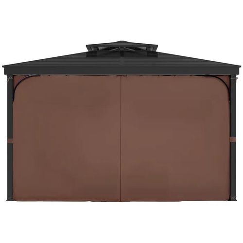 Rideau D'intimité - Duoku - Jdc-33cf - Imperméable - 284 X 284 X 211 Cm - Avec Fermeture Éclair