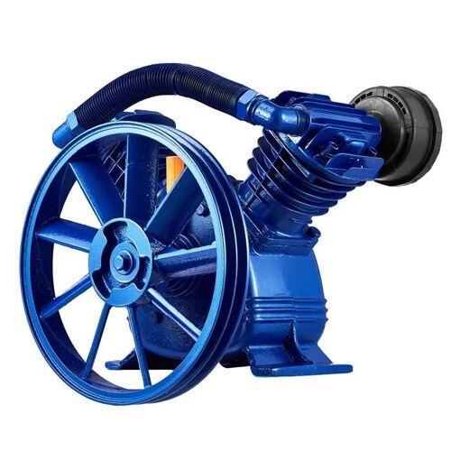 Tête de Pompe de Compresseur d'Air-Duoku-5,5 ch 5.75cfm 90psi-Cylindre à Double Cylindre Lubrifié à l'Huile-Fonte de Type V