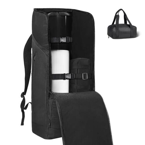 Étui pour Télescope-Duoku-760 mm-Sangle et Poches Sécurisées-Sac à Dos Absorbant Les Chocs pour Tube-Trépied et Contrepoids