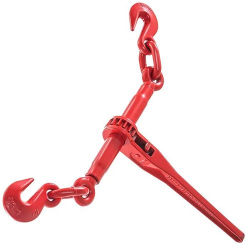Attaches à Cliquet-Duoku-9 215 lb 3/8 po ¿ 1/2 po-avec Crochets G70-Longueur Réglable-pour Chaînes de Grade 70-80-Rouge