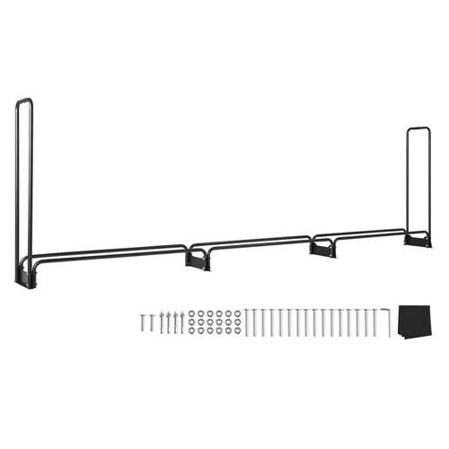 Support À Bois De Chauffage D'extérieur-Duoku-12,7 Pieds Avec Housse-Oxford 600d Imperméable-Pour Cheminée, Patio
