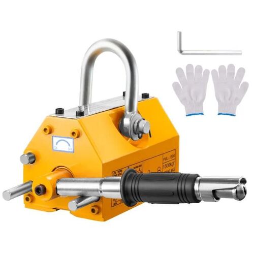 Aimant de Levage Magnétique - DUOKU - PML-1500 - Capacité de 1500 kg - Néodyme N42 - Acier