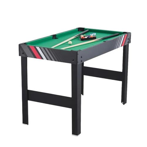 Table de Jeu Combinée 4 en 1-Duoku-Air Hockey de 48 Pouces-Billard Baby-Foot Ping-Pong-Pour Salle de Jeux Familiale Bureau