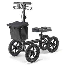 Trottinette Pliable - Duoku - Aluminium - Roues Tout-Terrain 12" - Capacité 350 Lb - Guidon Réglable