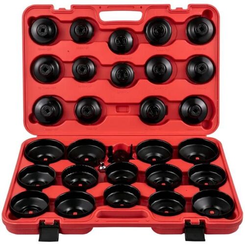 Lot De 30 Douilles-Duoku-Pour Filtre À Huile-Kit De Clés En Acier Robuste-Conception À Profil Bas De 3/8"-Outil D'accès Facile