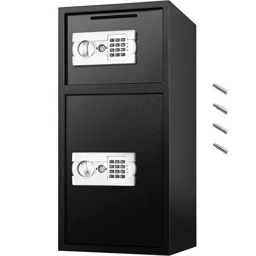 Coffre-fort - DUOKU - Double Porte - Acier - Serrure Numérique - 2,6 Pieds Cubes