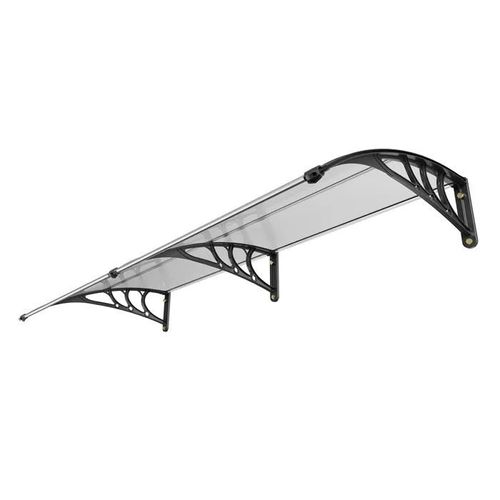 Auvent De Porte Et Fenêtre-Duoku-40" X 80"-Polycarbonate Upf 50+-Protège Du Soleil, Des Uv, De La Pluie Et De La Neige